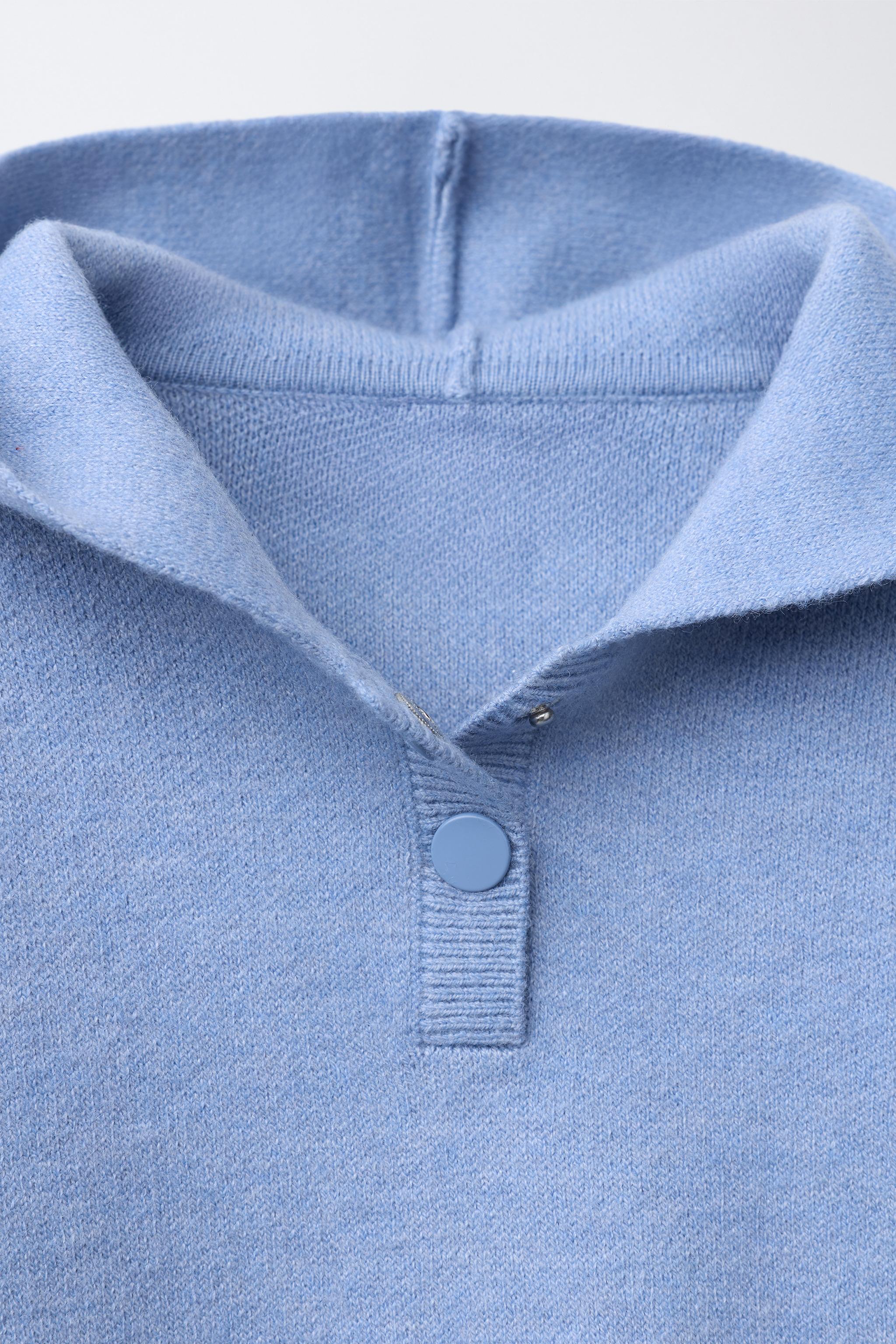 HOODED KNIT JUMPER